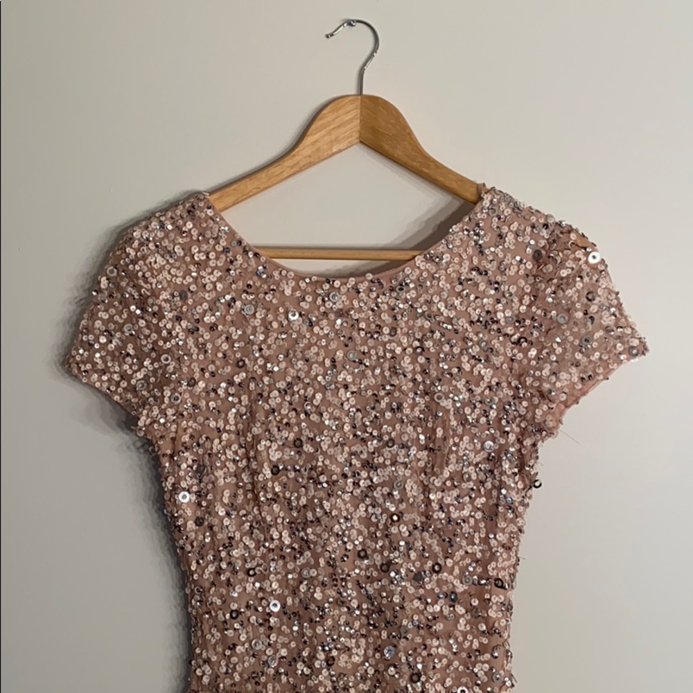 Adrianna Papell beaded gown